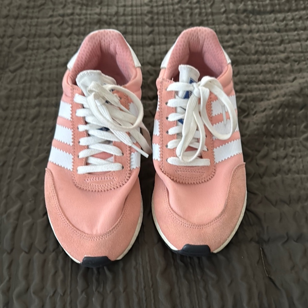 Pink and White Sneakers